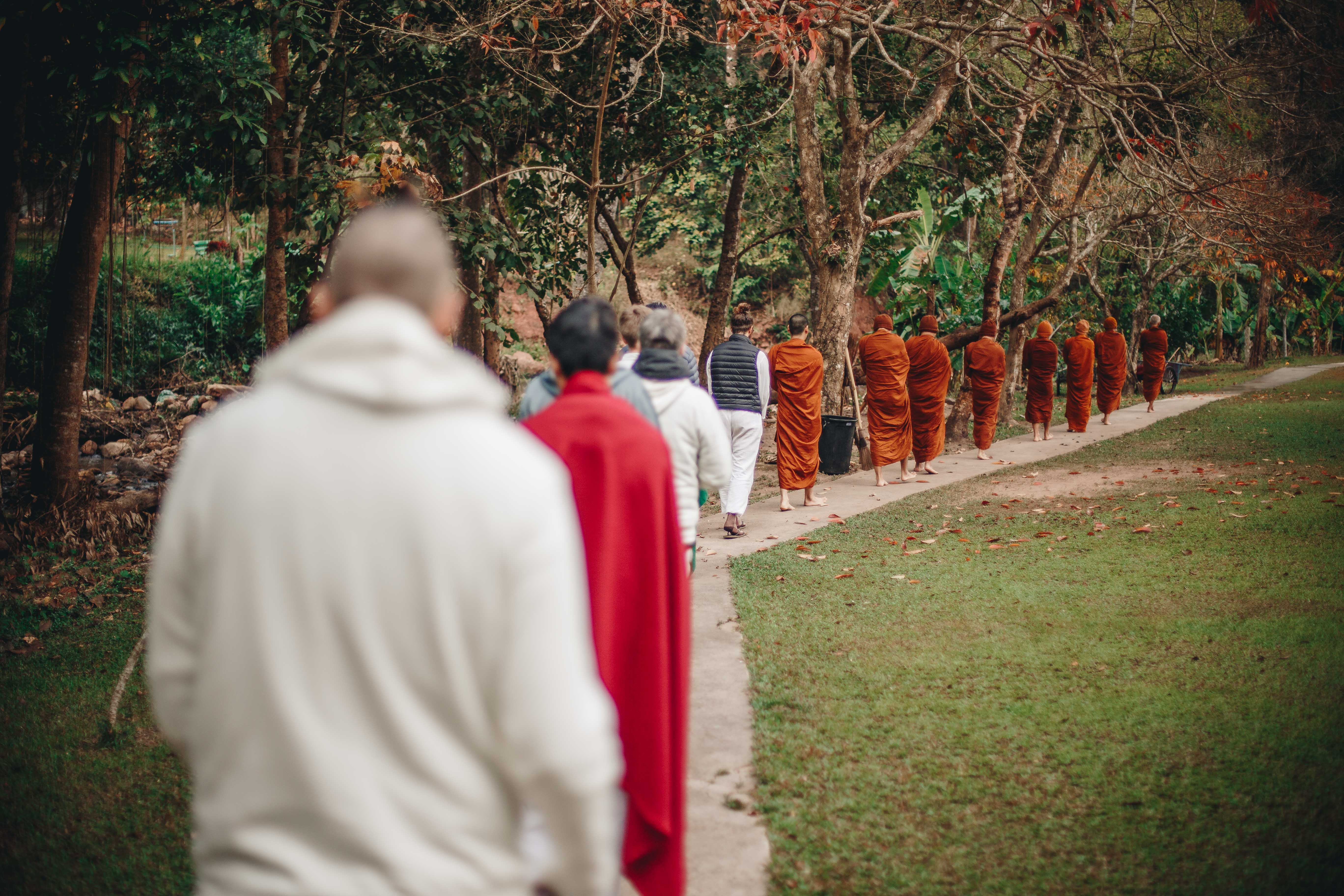 Wat Pa Tam Wua Walking Meditation